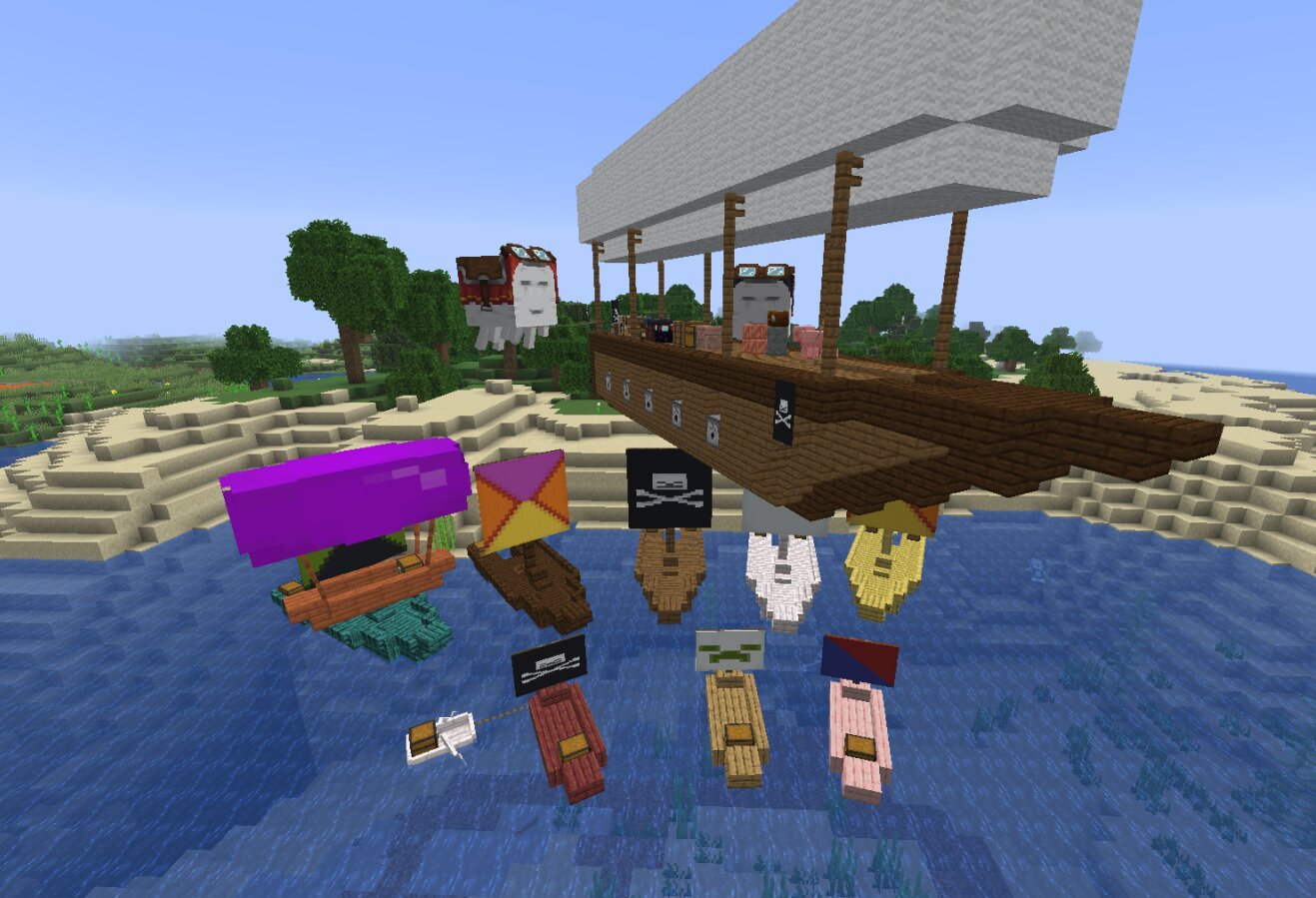 Корабли из блоков — не декорация, а техника